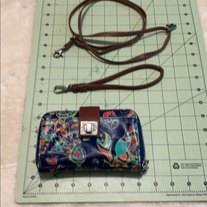 Sakroots small Wallet/Wristlet Cross-Body